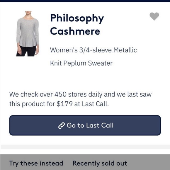 2/$30 🔥 Cashmere silver metallic sweater - Picture 6 of 8